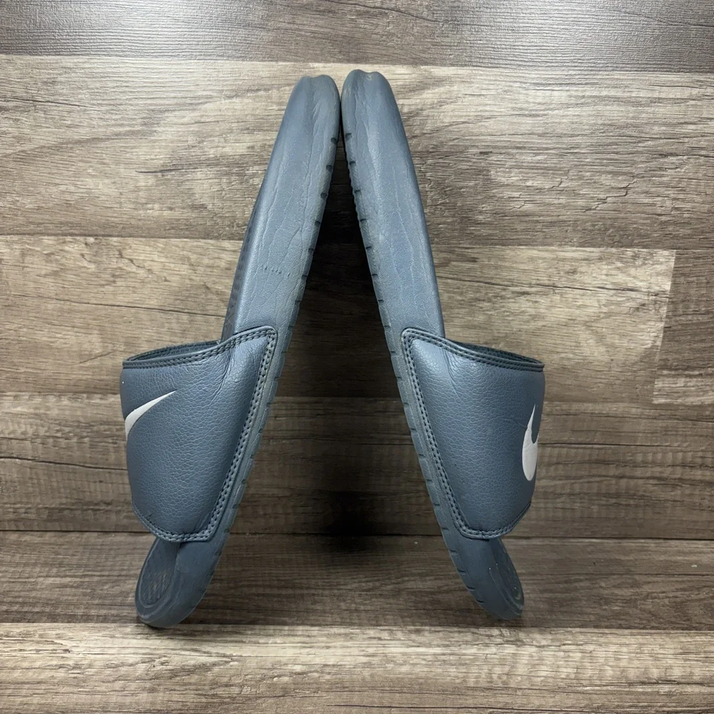 Nike Benassi Slides Blue Mens US Size 12 EUR 46 312618-403 Sandals